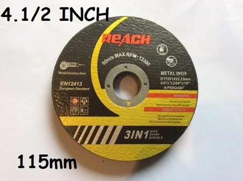 115mm metal cutting discs 1mm - metal,