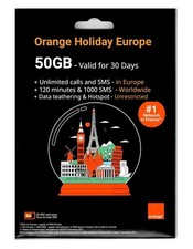Orange holiday europe 50gb - europe,