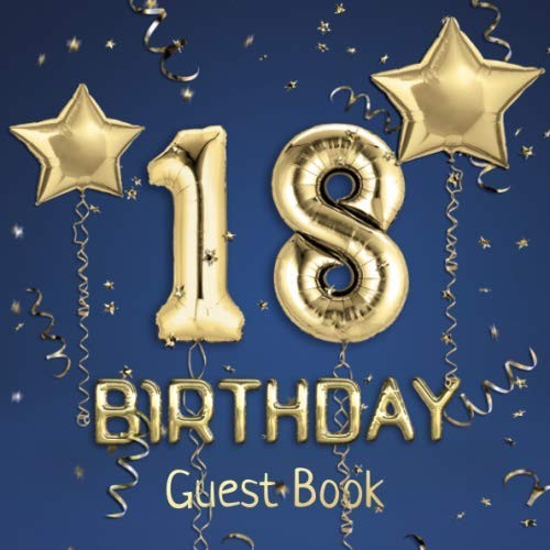 18th birthday guest book - 18th,