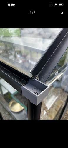 Greenhouse gutter end pieces - greenhouse,
