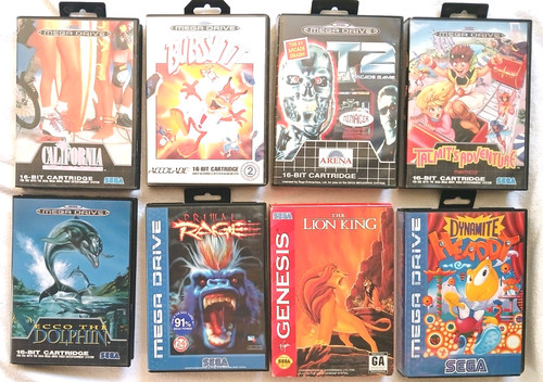 Sega megadrive games bundle - sega,