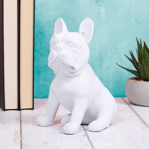 White french bulldog ornament - french,