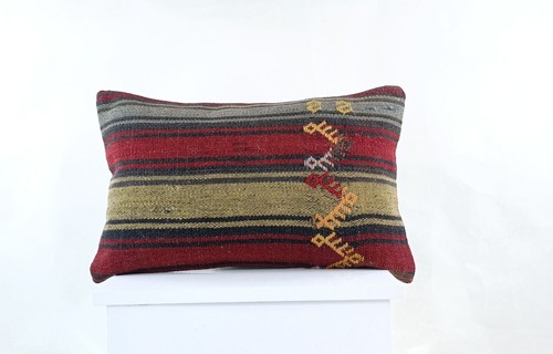Kilim pillow cover 12x20 - cover,