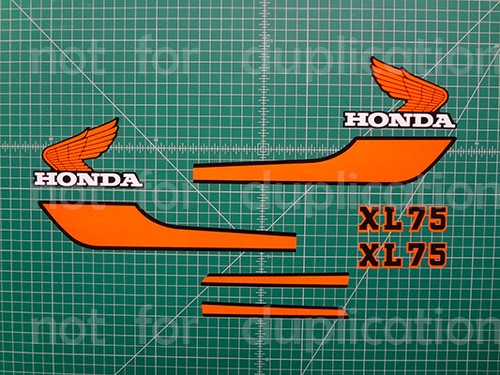 1977 xl75 8pc decals kit - xl75,
