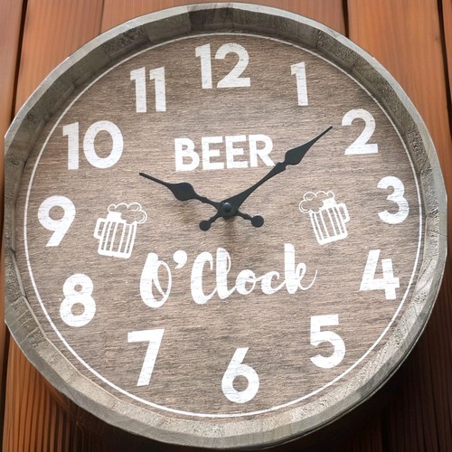 Beer clock wall - , o
