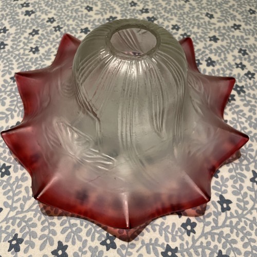 Vintage cranberry red frosted - cranberry,