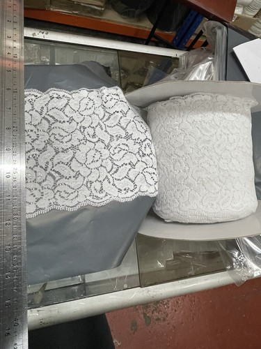 Joblot 15cm stretch lace trim - 15cm,