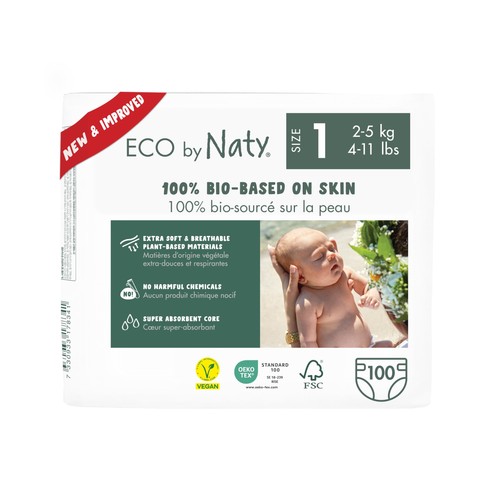 Naty baby nappies newborn - naty,