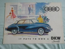 Auto Union DKW 3=6 brochure
