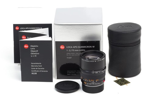 Leitz leica apo summicron m - leitz, apo-summicron-m