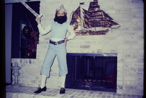 1970s boy pirate costume sword - 1970s,