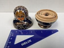 10 Piece Authentic Set of Russian Nesting Dolls from Russia