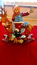  Santa Bear on Rocking
