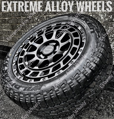 Black swamper alloy wheels - black,