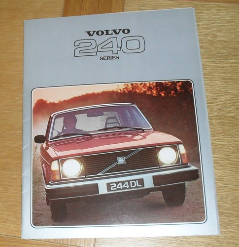 Volvo 240 saloon brochure - volvo,