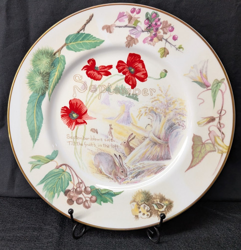 Caverswall september plate the - plate,