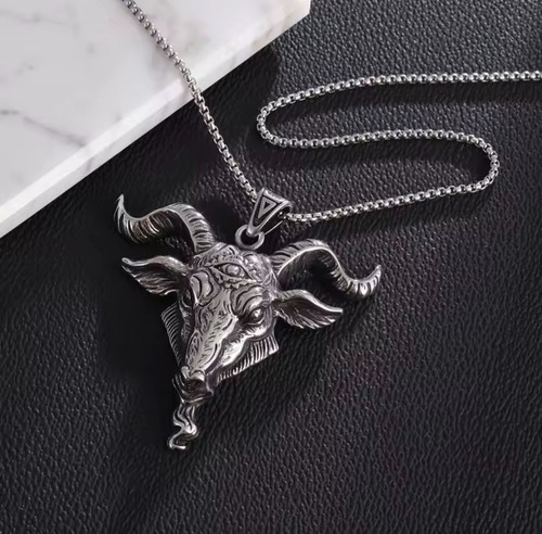 Gothic baphomet goat head - gothic,