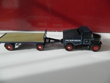 Corgi 1:50 Scale Scammell Highwayman & Flatbed Trailer Pickfords in G/VGC Code 3