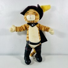 Shrek 2 Puss In Boots Beverly Hills Teddy BearCo 2003 Vintage Posable Soft Toy