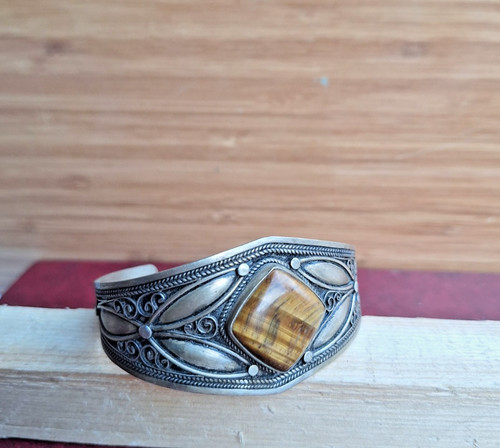 Antique bracelet tiger eye - antique,
