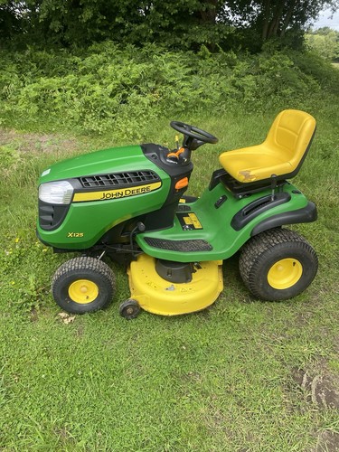 John deere x125 ride mower - john, on