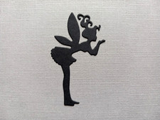 Fairy die cuts x 10 - black/white/photocard options