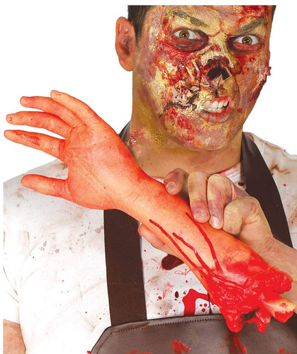 Halloween rubber severedarm - 1x,
