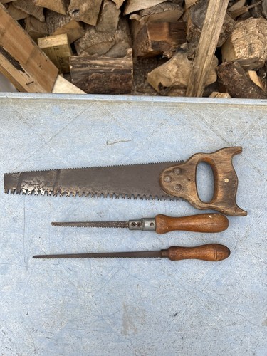Vintage hand saws double - vintage,