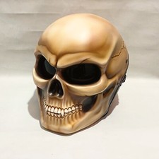 TOP SKULL MOTORCYCLE HELMET CLASSIC STYLE (DOT & ECE CERTIFIED)