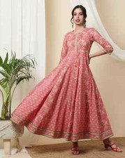 Indian Women Cotton Pink