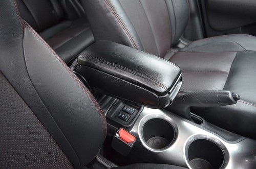Armrest black fit nissan - black,