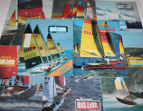 Vintage hobie cat - cat, line