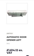 Aritco Lift Automatic Door Opener (Left). New Old Stock From Business Clearance 