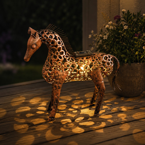 Solar led garden ornament - led,