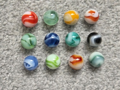 Vintage swirls marbles - vw, swirls,