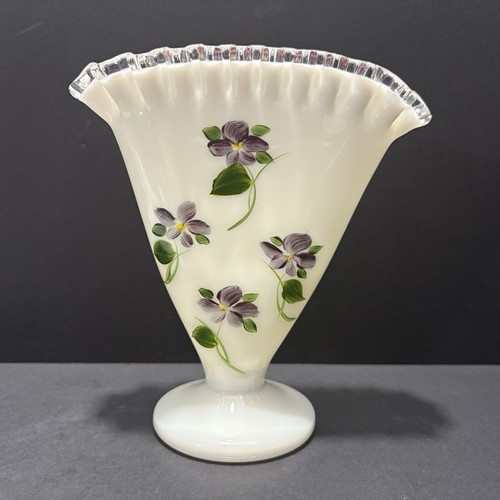 Vintage fenton silver crest - vintage,