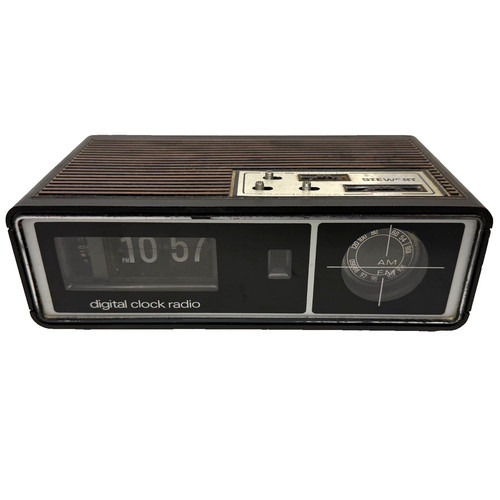 Vintage stewart flip clock - stewart,