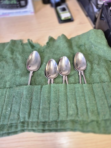 Nevada silver dessert spoons - nevada,