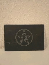 Large Etched Slate Altar Board