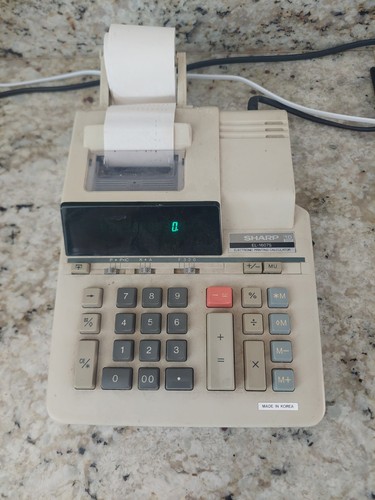 Sharp 1607s printer green - sharp, el-1607s