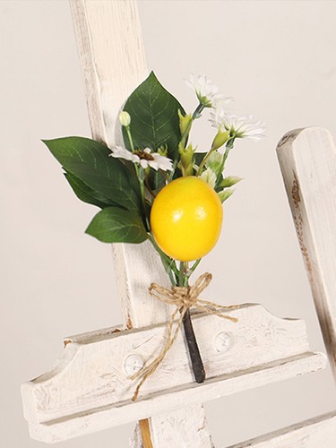 20cm artificial lemon branch - artificial,