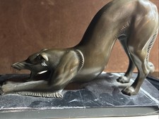 Art Deco Bronze Statue On