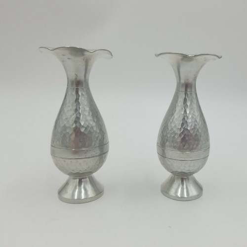 Small matching vases hand - matching,