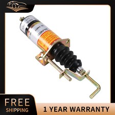 12V Fuel Shutoff Stop Solenoid Valve Fits for SA-3405T Lister Petter engine