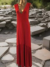 ASOS Womens red V front & back