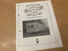 1963 SPEAKS  CARAVANS LTD RANGE SALES BROCHURE AS SHOWN