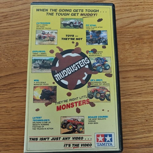 Vintage tamiya mudbusters vhs - tamiya,