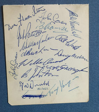 Hibs 1950's Autographs Famous Five - Turnbull, Ormond Johnstone ++