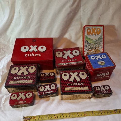 Vintage oxo cubs - 10,