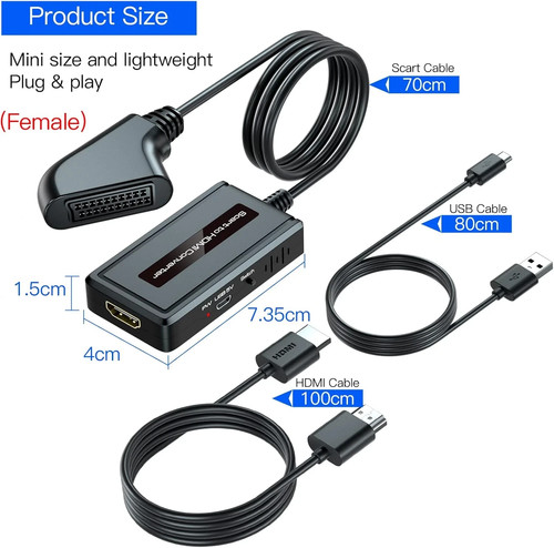 Easycel scart hdmi - to, adapter